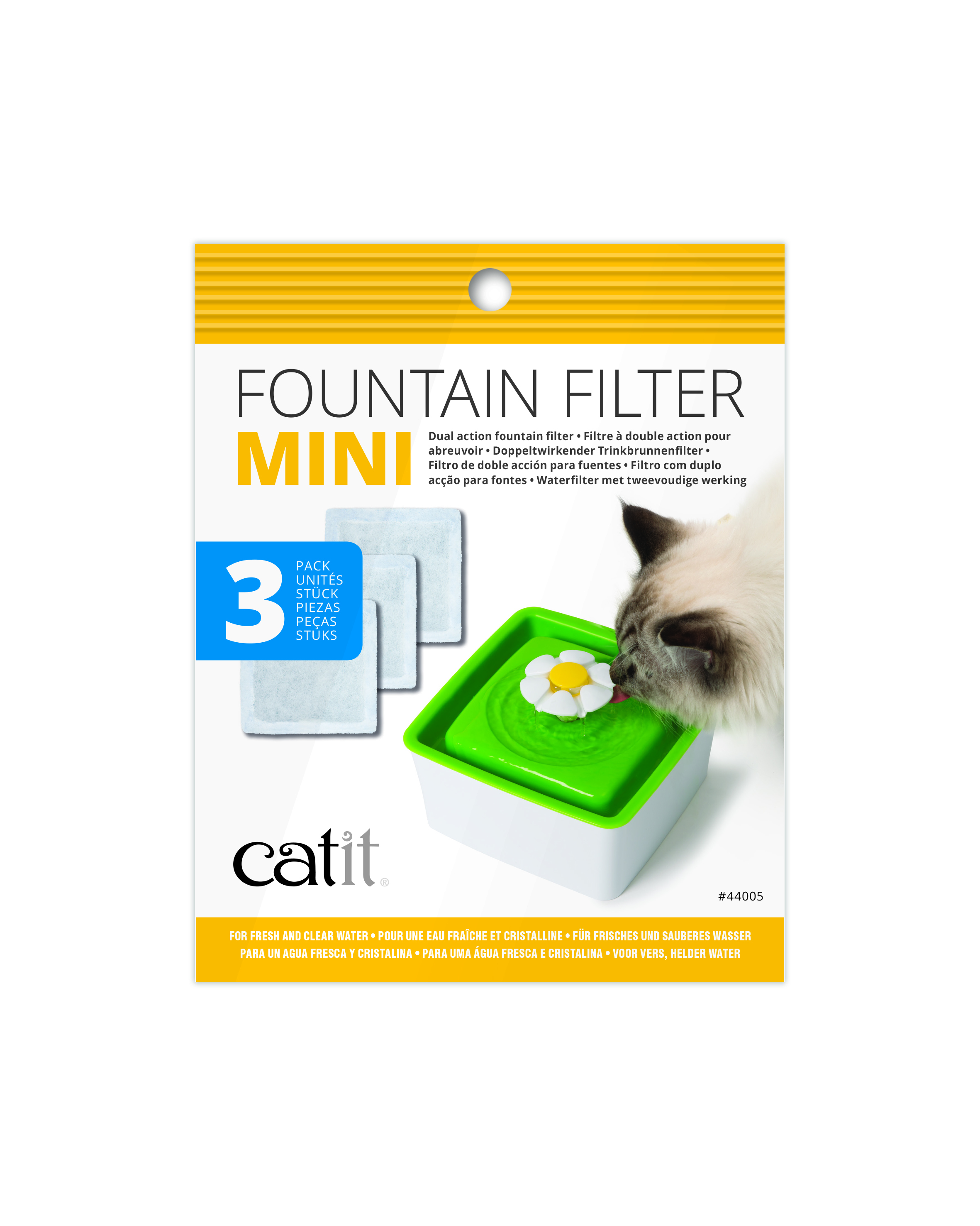 Catit Mini Fountain Filter - 3 pack